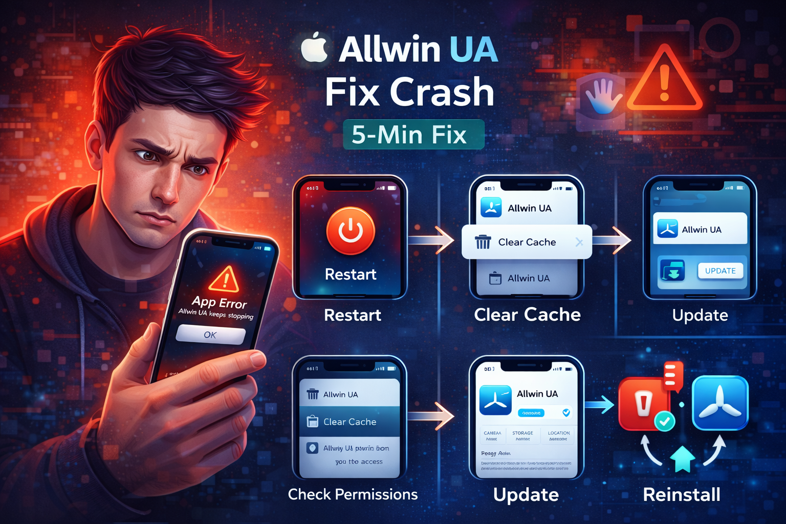 Аллвин ЮА не устанавливается: быстрые решения ошибок, вылетов и блокировок системы